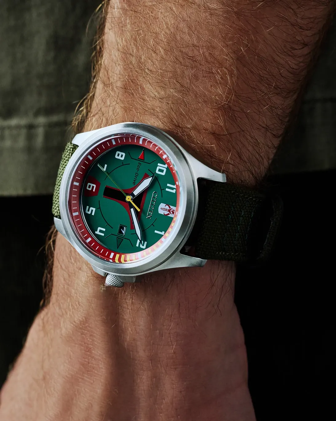 Boba Fett Green Dial Nylon Strap AW1418-06W | CITIZEN